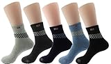 Jiye Men's Wool Winter Socks(Pack of 5)