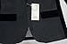 MOGU Men's 1 Button Center Vent Wool Blend Blazer Jacket US Size 42(Tag Asian Size 5XL) Black