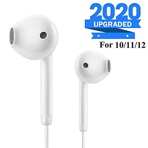 Earbuds/Earphones, Microphone Earphones Stereo Headphones Noise Isolating Headset Compatible with iPhone 7/7 Plus/iPhone 8/8 Plus/iPhone X 10/XS/iPhone Xs Max/XR/iPhone 6S /6S Plus/6 Plus