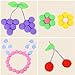 Yoodelife Pom Poms 1.5 Inch 100 Pack Pompoms Pipe Cleaners for DIY Crafts Making, Preschool Crafts Supplies