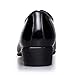 ZRO Men's Lace Up Formal Modern Oxford Dress Shoes Black US 9.5