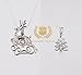 Cherri Wave 14 PCS Christmas Edition Silver Plated Pearl Bead Cage Pendants for Jewelry Making/Essential Oil Scent Diffuser Cage Locket Pendant Charm Christmas Gift