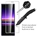 (3 Pack) Orzero for Sony Xperia 1 Tempered Glass Screen Protector, 2.5D Arc Edges 9 Hardness HD Anti-Scratch Bubble-Free (Lifetime Replacement)