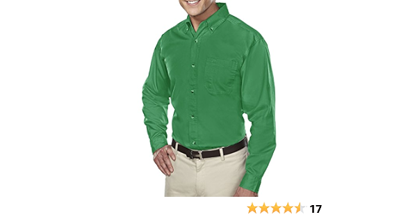 Down Collar Long Sleeve Dress Shirt 