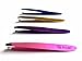 Bellabe Professional Stainless Steel Slant Tip Tweezers for Managing Unibrows, Unruly Brows and Stray Hairs