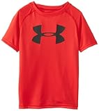 Under Armour Toddler Boys' Big Logo Short Sleeve T-Shirt, Red, 4T