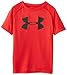 Under Armour Little Boys' Big Logo Short Sleeve Tee, Red, 2T