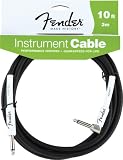 Fender Performance Series Instrument Cables (Straight-Right Angle) for electric guitar, bass guitar, electric mandolin, pro audio