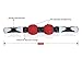 Balance1 Premium Muscle Massage Hand Roller-Massage Stick with 2 Strengthen Rings, Psoas Relief
