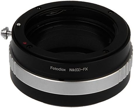 Fotodiox Lens Mount Adapter, Nikon G-type, and DX-Type Lens to Fujifilm X-Pro1 Mirrorless Camera, Black, Nikon F G-Type