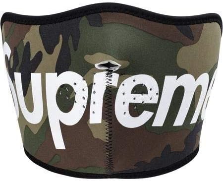 BlackLux Camo Supreme Balaclava (Covers Face & Mouth) for Skiing Sport | Protection | Anti Dust | Red| Black | Balaclava |Arab| Neoprene,Includes (1) Camo Balaclava