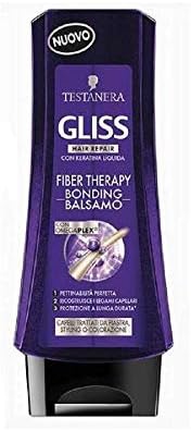 Schwarzkopf, Gliss Fiber Therapy Conditioner for Hair Straighteners, Styling or Colouring, 200 ml