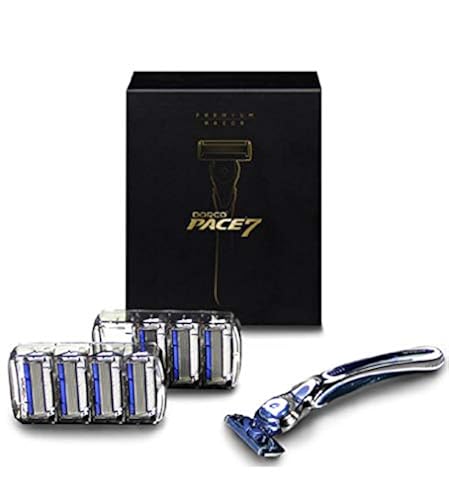 Dorco Pace 7 - World's First and Only Seven Blade Razor System - Gift ...