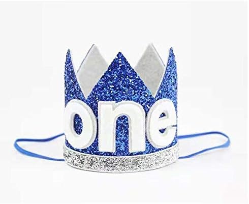 Hat Birthday - Born Infant Toddler Baby Girl Boy Half 1 2 First Second Birthday Crown Party Cake Smash Headband - Variety Princess Patricks Turquoise Teal Lights Adults Birthday Rose Bear Decora