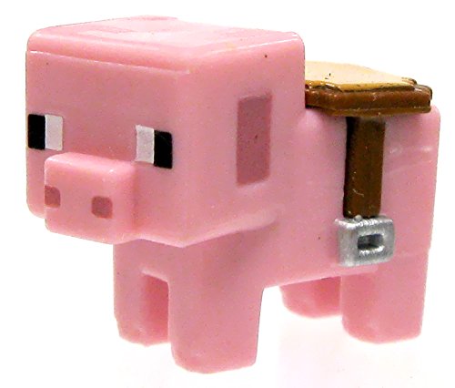 Minecraft Mystery Mini Stone Series 2 Saddled Pig 1