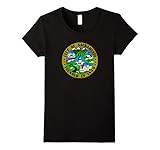 Womens Sacramento California City Seal I Love Sacramento Pride Medium Black