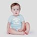 AW Fashions Daddy's Co-Pilot Baby Bodysuit Funny Cute Newborn Adorable Outfit Clothes Boys Girls Unisex (Newborn, Light Blue)