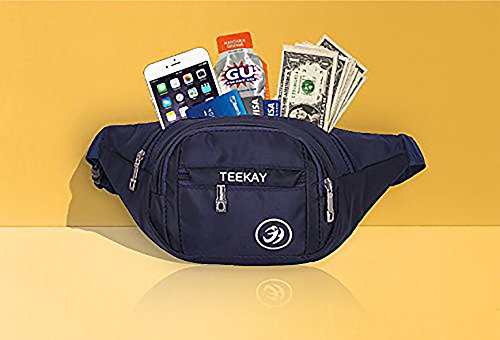 Waist Bag Fanny Pack Travel Belt Hip Pouch Purse for Men Women Running Walking Hiking