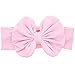 FEESHOW 8 Pack 5.5 Inch Baby Girl Big Bow Headband Hair Bow Band Turban Headwrap (8 Pack Big Bow Band)