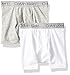 CalvinKleinBoysModern Cotton Assorted Boxer Briefs Underwear, Pack of 2Clsc Wht/H.greySmall