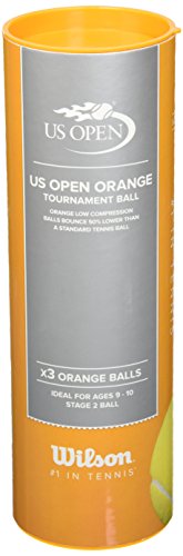 Wilson US Open Tournament Tennis Ball, Orange