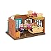 Li'l Woodzeez Animal Figurine Playset and Accessories - Pass-The-Pasta Restaurant - 45 Pieces