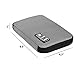 BAGSMART Electronic Organizer Travel Cable Organizer Portable Electronics Accessories Bag for Cords, USB, Grey