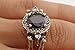 Turkish Handmade Special Design Jewelry 2 rings in 1 ring Reversible Oval Cut Peridot Topaz and Black Onyx 925 Sterling Silver Ladie's Ring All Size
