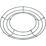 Darice 170120 Floral Metal Wreath Form, 10