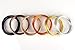 Creacraft Golden Autumn Jewellery Wire Set - 6 Colours in Rolls (per 5m) - Anodised Aluminium Wire (2mm)