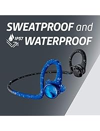 Plantronics BackBeat Fit 2100 Auriculares inalámbricos, resistentes al sudor e impermeables, auriculares de entrenamiento