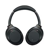 Sony Noise Cancelling Headphones WH1000XM3: Wireless Bluetooth Over the Ear Headphones with Mic and Alexa voice control - Industry Leading Active Noise Cancellation - Black