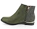 Urban Heels Women's Casual Faux Suede Heeled Ankle Boots