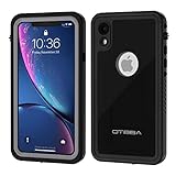 OTBBA iPhone XR Waterproof Case, IP68 Certified Full Body Sealed Waterproof Shockproof Snowproof Dirtproof Underwater Protective Case Compatible for XR (Black)