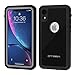 OTBBA iPhone XR Waterproof Case, IP68 Certified Full Body Sealed Waterproof Shockproof Snowproof Dirtproof Underwater Protective Case Compatible for XR (Black)