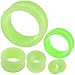 (1 Pair ONLY) (Please Choose Size and Color) Flexible Silicone Flesh Tunnel Ear Gauge Plug Size Available 8g (3mm) to 1 3/16