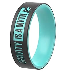 ThunderFit Silicone Wedding Ring Unisex, Laser