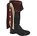 Pirate Boot Toppers Costume Accessory - One Size, Multicolor - 2 Pcs.