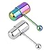 Vibrating Tongue Ring Stainless Steel Body Jewelry Piercing Barbell 1 Piece