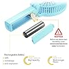 EasyAcc-Handheld-Electric-USB-Fans-Mini-Portable-Outdoor-Fan-with-Rechargeable-2600-mAh-Foldable-Handle-Desktop-for-Home-and-Travel-Green EasyAcc Handheld Electric USB Fans Mini Portable Outdoor Fan with Rechargeable Battery Foldable Handle Desktop for Home…