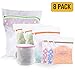 Spedalon Pack of 8 wash bag 1L + 3M + 3S + 1 Bra Green, Orange, Beige, Pink