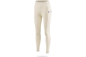 BALEAF Girls Breeches Horse Riding Pants Kids Equestrian Knee-Patch Zip Pocket Horseback Tights