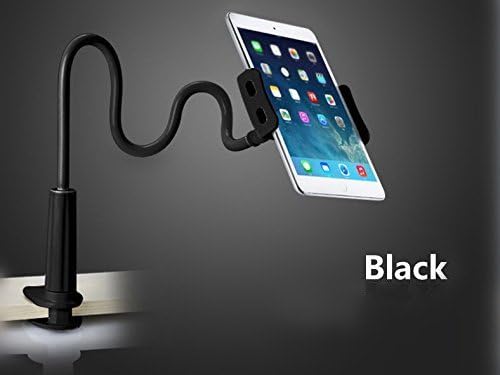 Tablet Stand, Tablet Mount Holder(32 inchs/80mm) for360Roating Bolt Clamp Comptiable for iPhone 6s/6 iPad air2/air iPad Mini and All Tablets (Black)