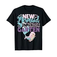 Mermaid First Day Of Kindergarten Here I Come Back To School T-Shirt