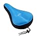 [SALE]Bike Saddle Cover/Bicycle Seat Cover,ViMall Unisex Comfortable Silicone&Memory Foam Pad Soft Gel Relief Cycling Bicycle Bike Saddle Seat Cushion Pad Cover for Mountain/Road Biking&Ride (Blue)
