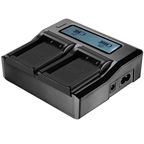 Neewer Dual Chargeur de Batterie Remplacement pour BC-W126 Compatible avec NP-W126 pour Fuji FinePix HS30EXR HS33EXR HS35EXR HS50EXR X-A1 X-E1 X-E2 X-M1 X-Pro1 X-T1 etc. - Image 6