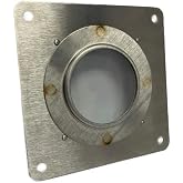 UV Inspection Viewport - Sight Glass for UVC Installations, HVAC Duct Mounted Viewport Sight Glass - Ultra Violet Lamp Installation Viewport