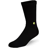 Ethika Men's Crew Sock | Black Logo -Yellow-