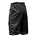 The Enduro - Men’s MTB Off Road Cycling Shorts with ClickFast Padded Undershorts with Coolmax Technology (Large, Black)