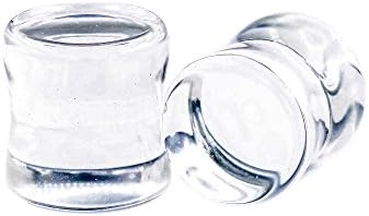 Clear Gauge Double Flared Ear Plug Acrylic Expander Gauges Earrings (6mm)